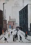 Industrial Scene (1953) by L. S. Lowry, lithograph, sold Jun 2022