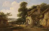 A Cottage Farm, Netherton, Devon by William Pitt, 1863, oil on canvas, sold Jun 2022