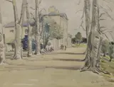 Kenward, Hampstead by Walter Cristall, watercolour, sold Jun 2022