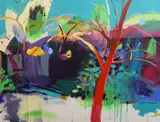 Untitled by Rosemary Beaton, 2001, oil on canvas, sold Jun 2022