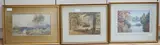 Cattle and drover crossing a bridge by John Macpherson, watercolour, offered Jun 2022