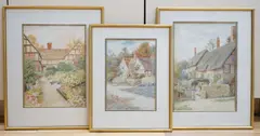 Near Stourbridge, Worcestershire by Thomas Nicholson Tyndale, watercolor, sold Jun 2022
