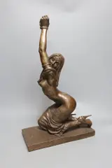 Game On’ by Ronald Cameron, bronze, sold Jun 2022