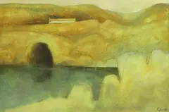 Penrith Coast by John Piper, oil on board, sold Jun 2022