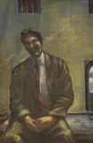 Malcolm Lowry, June 1937 by Peter Messer, oil, sold Jun 2022