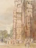 York by George Butler, watercolour, offered Jun 2022