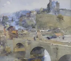 'Richmond Yorks by Charles John Watson, 1898, watercolour, sold Jun 2022