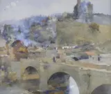 'Richmond Yorks by Charles John Watson, 1898, watercolour, sold Jun 2022