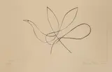 Stylised bird by Breon O'Casey, etching, sold Jun 2022