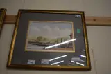 Thornham Creek by Godfrey Sayers, watercolour, sold Aug 2022