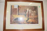 Centre of Attention by Donna Crawshaw Sea Swa, print (other), offered Aug 2022