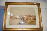 Ranworth, Norfolk Broads, chromolithograph by Louis Burleigh Bruhl, print (other), sold Aug 2022