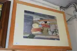 'the drying wall', abstract watercolour, f/g by D Dixon, WATERCOLOUR, sold Aug 2022