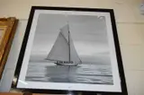 Yachting scene by Black And White Photographic Print, PRINT, sold Aug 2022