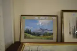 Les Carroz Savoie France. by Ian Blake, oil on canvas, sold Aug 2022