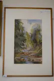 Northumberland scene by Herbert Walter Boyce, watercolour, sold Aug 2022