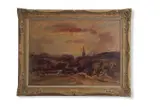 View over Mousehold, Norwich by Arthur E. Davies, oil on canvas, offered Jul 2022