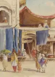 Peshawar by Violet Esther Drury Clutterbuck, watercolour, sold Jul 2022