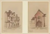 Untitled by Edward Pococke, ink and watercolour, sold Jul 2022