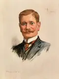 French, a head and shoulders portrait study of a moustachioed gentleman by Jean Célestin Tancrède Bastet, oil on panel, sold Jan 2024