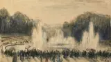 French, a pair of watercolour and gouache views of Paris by André Sinet, 1911, watercolour and gouache, sold Jan 2024
