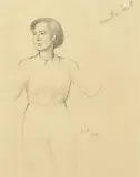 A group of four figural studies by Henry Cotterill Deykin, pencil, sold Jan 2024