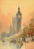 Untitled by William Alister Macdonald, 1905, watercolour, sold Jan 2024