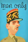 Original front cover illustration for Men Only May 1945 by Edward Hynes, watercolour and gouache, sold Jan 2024