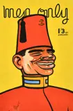 Original front cover illustration for Men Only January 1943 by Edward Hynes, watercolour and gouache, sold Jan 2024