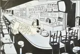 Look Buddy, I Don't Care Who You Beat at Chess, Go Home, You've Had Enough by Stanley McMurtry, ink and watercolour, offered Jan 2024