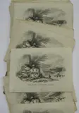 a cache of engr. landscape plates by Lambert, for Thomas Alcock Beck, by Ex-libris Bookplates, print (other), sold Jan 2024
