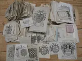 a substantial unsorted collection, 18th - 20th c; mostly armorials but a few by Ex-libris Bookplates, print (other), sold Jan 2024