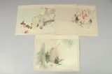 FROM SEITEI'S ALBUM OF KACHOGA; 1890, three original Japanese woodblock prints, (3) by Shotei Watanabe, print (other), offered Dec 2023