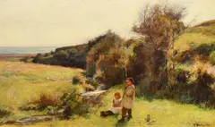 The big One by John White, 1886, oil on canvas, sold Nov 2023