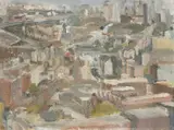Study for a Landscape by Christine McCausland, oil on board, offered Nov 2023
