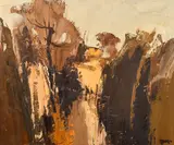 Path to Field by Donald McIntyre, oil on board, sold Nov 2023