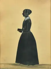 One standing by Samuel Metford, watercolor, sold Nov 2023