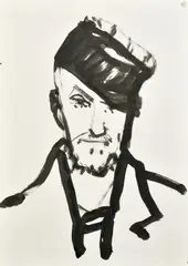 A collection of three works by Sven Berlin, watercolour, sold Nov 2023