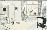 Daily Mail Cartoonist, 'You Were Just Saying, Little Girls Should Learn to Knit Not Box by Stanley McMurtry, ink and watercolour, offered Nov 2023