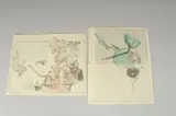 FROM SEITEI'S ALBUM OF KACHOGA; 1890, two original Japanese woodblock prints, (2) by Shotei Watanabe, print (other), offered Nov 2023