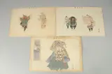 NOH THEATRE PLAYS, c.1902, three original Japanese woodblock prints, (3) by Kōgyo Tsukioka, print (other), offered Nov 2023