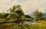 By-Ways in Shakespeare's Country, at Welford by David Bates, 1902, oil on canvas, offered Oct 2023