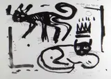 Un Chat Peut Regarder un Roi' (A Cat can Watch a King) by William Brown limited edition, 2006, print (other), sold Jul 2021