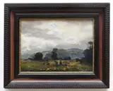 Untitled by Ferenc Ujváry, oil on canvas, offered Jul 2021
