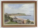 Scarborough by Don Micklethwaite, oil on board, sold Apr 2021