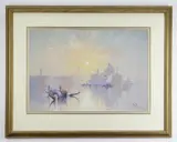 Venice by Wilfred Knox, watercolour, offered Apr 2021