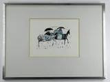 Limited edition by Zoran Mušič, print, sold Apr 2021