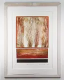 Forest Elements II by Brenda Hartill limited edition, 2002, etching, offered Apr 2021