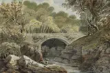Possibly Pont Du by Moses Griffith, watercolour, sold Apr 2021