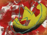 Colour lithograph - abstract by Martyn Dallimore Jones limited edition, 1989, lithograph, sold Apr 2021